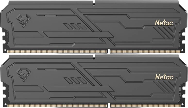 ОЗУ Netac Shadow III Black (NTSHD4P36DP-16K) 16Gb (Kit of 2x8Gb), 3600Mhz, DDR4, CL18, с радиатором