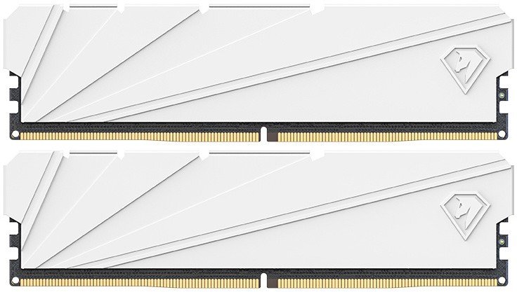 ОЗУ Netac Shadow S NTSSD4P32DP-32W 32GB (2x16GB) DDR4 3200MHz CL16 1.35V / White / with radiator