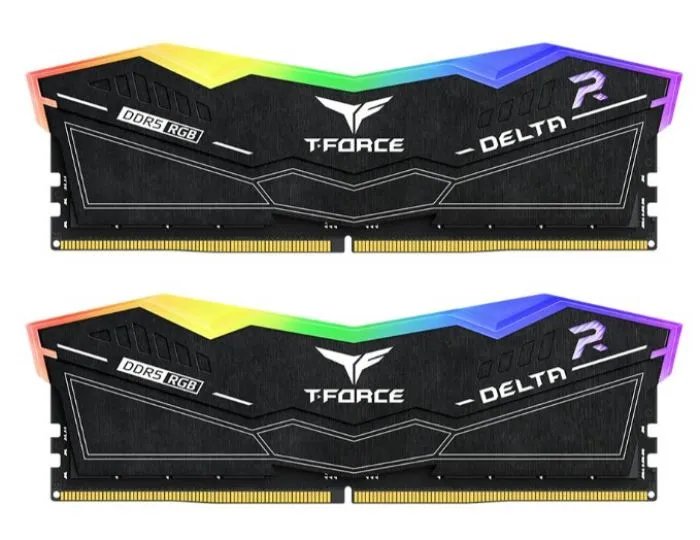 ОЗУ TEAMGROUP T-Force Delta RGB 32GB (FF3D532G6000HC28ADC01) (2x16GB) DDR5 6000MHz CL28 (28-36-36-76) 1.40V / Black