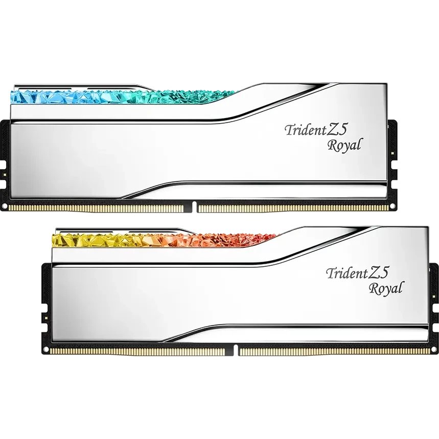 ОЗУ G.SKILL Trident Z5 Royal RGB 96GB (F5-6400J3239F48GX2-TR5S) (2x48GB) DDR5 6400MHz CL32 (32-39-39-102) 1.35V