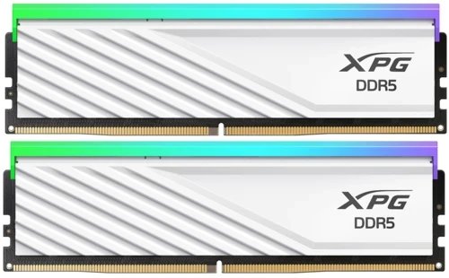 ОЗУ ADATA XPG Lancer Blade RGB 64Gb (AX5U6000C3032G-DTLABRWH) DDR5 White