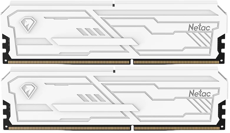 ОЗУ Netac Shadow III, NTSHD4P32DP-64W, DDR 4 DIMM 64Gb (32Gbx2) PC25600, 3200Mhz, CL22, с рад