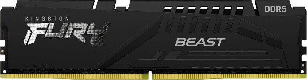 ОЗУ Kingston Fury Beast Black EXPO CL34 (KF568C34BBE-16) DDR 5 DIMM 16Gb PC54400, 6800Mhz, (retail)