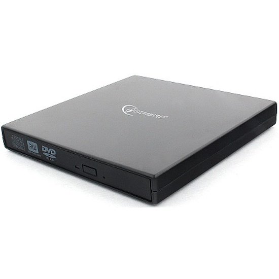 Привод Gembird DVD-USB-02 USB ext. пластик, черный RTL