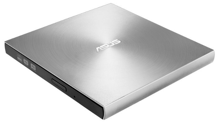 ODD ext DVD±RW ASUS Ultra Slim Drive SDRW-08U7M-U Silver, USB2.0, 14 mm, Retail (SDRW-08U7M-U/SIL/G/AS)