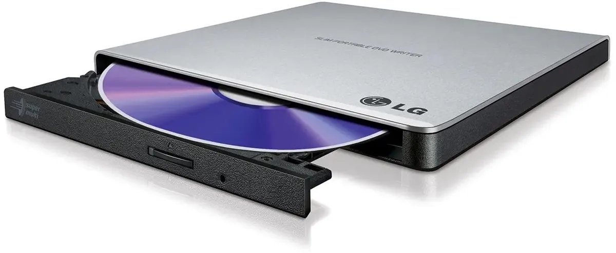 Оптический привод LG GP57ES40.AHLE10B DVD-RW ext. Silver Slim Ret