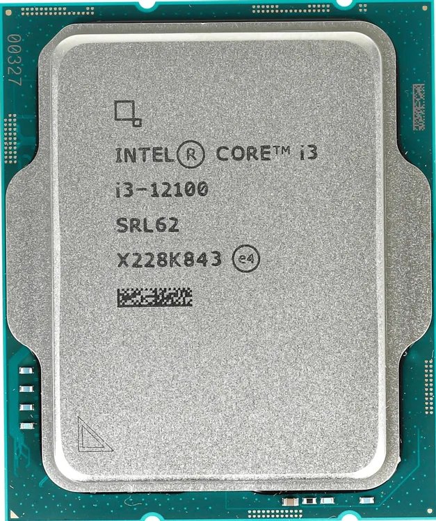 Процессор Intel Core i3-12100 (CM8071504651012SRL62) APU LGA1700 (Alder Lake, 4C/8T, 3.3/4.3GHz, 12MB, 60/89W, UHD Graphics 730) OEM -