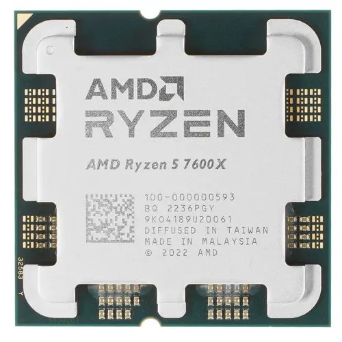 Процессор AMD Ryzen 5 7600X (100-000000593) (Soc-AM5/4.7/5.3GHz/6C/12T/32Mb/105W/Tray)