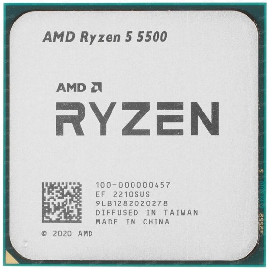 Процессор AMD Ryzen 5 5500 (100-000000457) OEM (Cezanne, 7nm, C6/T12, Base 3,60GHz, Turbo 4,20GHz, Without Graphics, L3 16Mb, TDP 65W, SAM4)