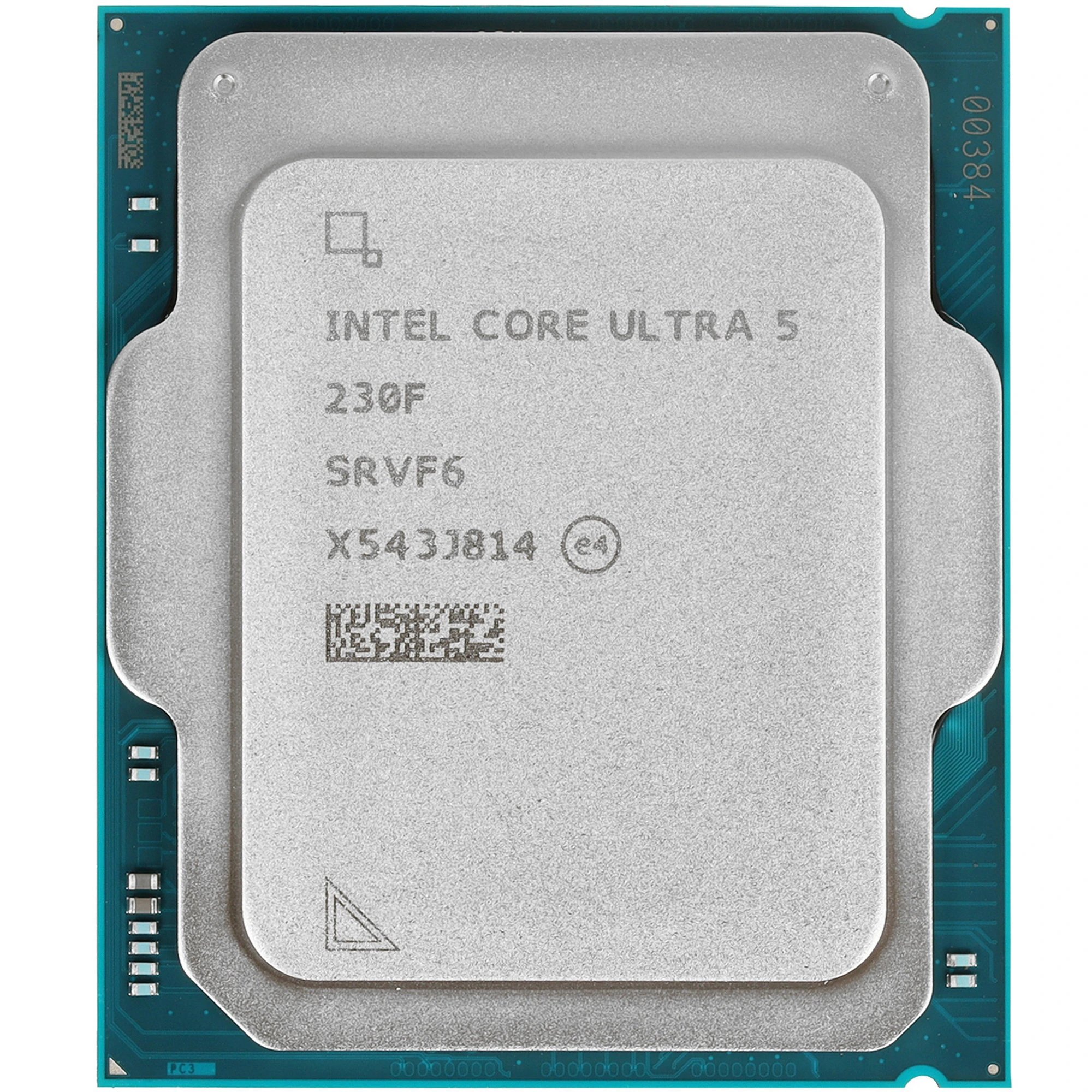 Процессор Intel Core Ultra 5 230F (AT807680676F) / 2.9-5.0 GHz, 10 cores, 10 threads, 24MB cache, 65-121W, LGA1851, Arrow Lake / OEM
