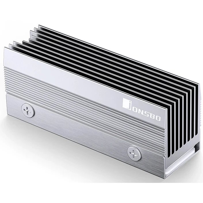 Радиатор для SSD M.2 2280 JONSBO M201 Silver (серебристый)