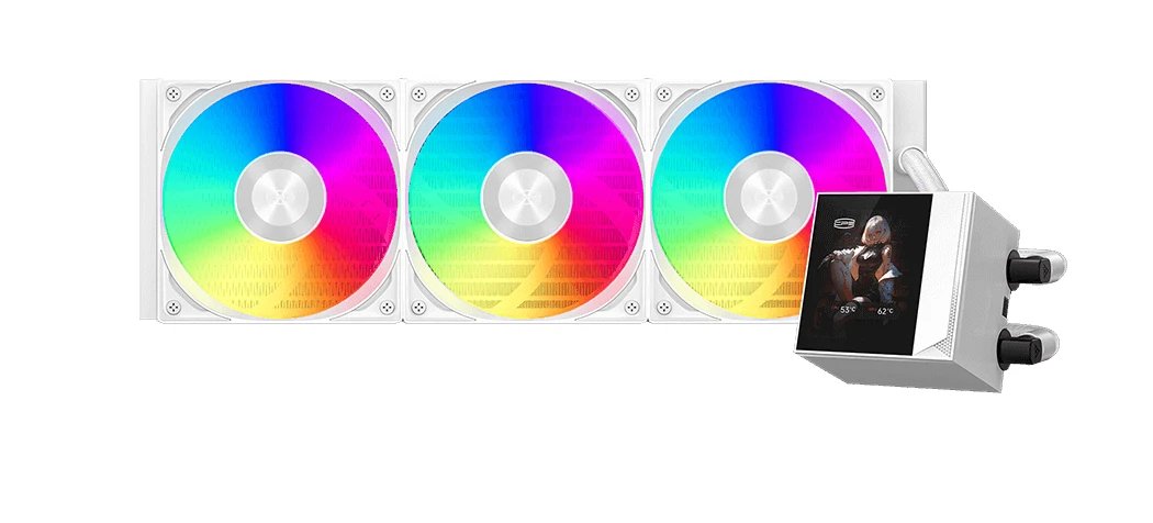 СВО PCCooler DC360 Pro ARGB Display WH белый (DC360Pro-WHAWXY-GL)