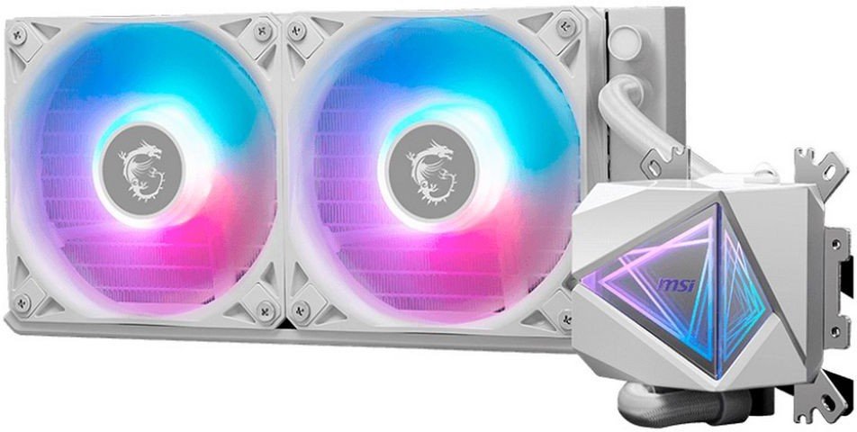 СВО MSI Mag CoreLiquid I240 (306-7ZW7A21-C24) 2x ARGB Gen2 Fan, ARGB Gen2 Block, Color Box