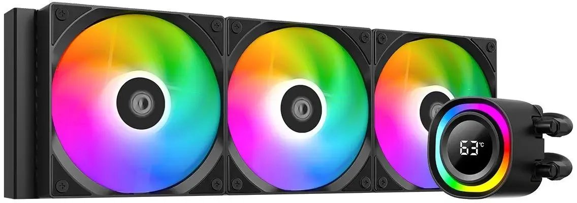 СВО ID-COOLING FX360 TD LGA1851/1700/1200/115X/AM4/AM5 (TDP 350W, ARGB Fan and Pump, PWM, Triple Fan 120mm) RET