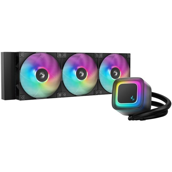 СВО DEEPCOOL LE360 V2 LGA1851/1700/1200/115X/AM5/AM4 (TDP 300W, ARGB Lighting, Anti-Leak edition, PWM, Triiple Fan)