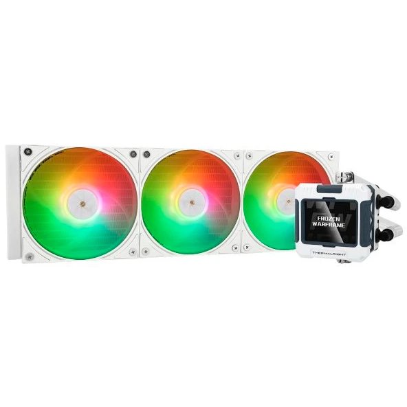 СВО Thermalright Frozen Warframe 360 White ARGB (F-WFRAME-360-WH-ARGB) Soc-AM5/AM4/1200/1700/1851 белый 4-pin 29.8dB Al LCD Ret
