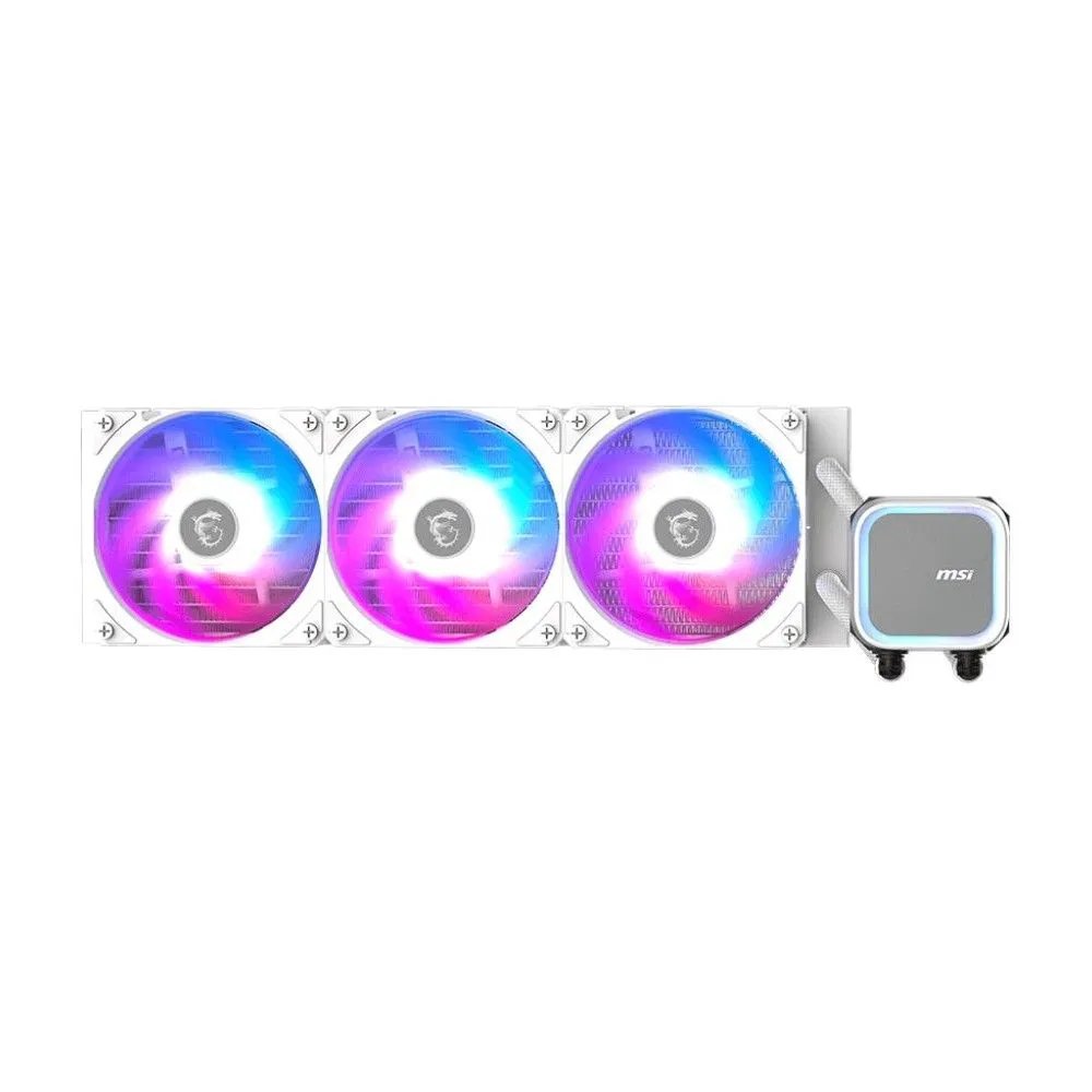 СВО MSI MAG CoreLiquid A13 360 White (306-7ZWDA21-L80) 3 x ARGB Gen2 Fan, ARGB Gen2 Block, Color Box, LGA1700, 1851, AM5