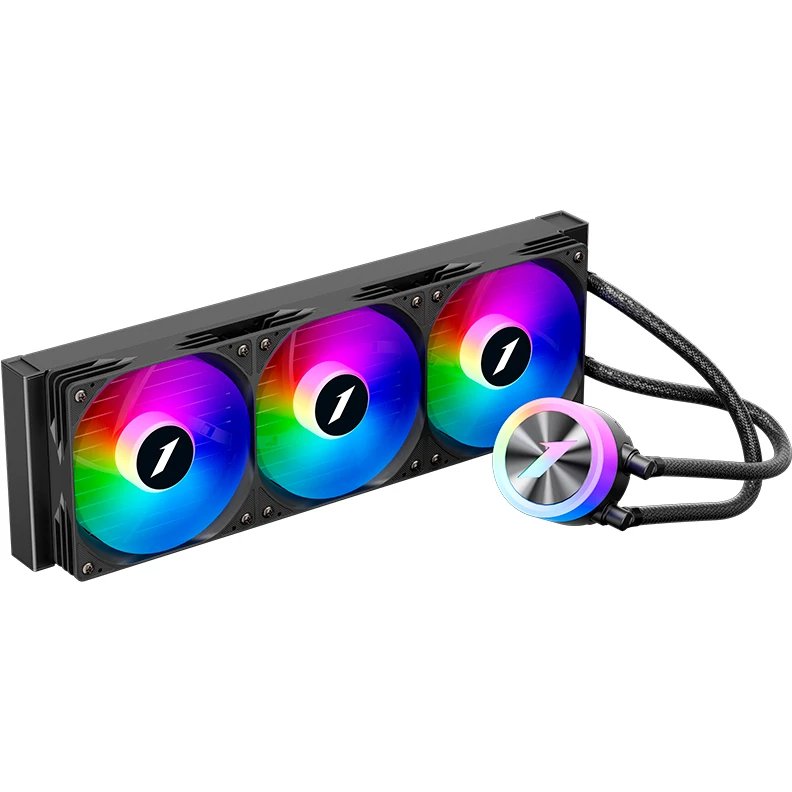 СВО 1STPLAYER TS1 360 Black (TS1-360-BK) / 3x120mm, ARGB, 300W TDP
