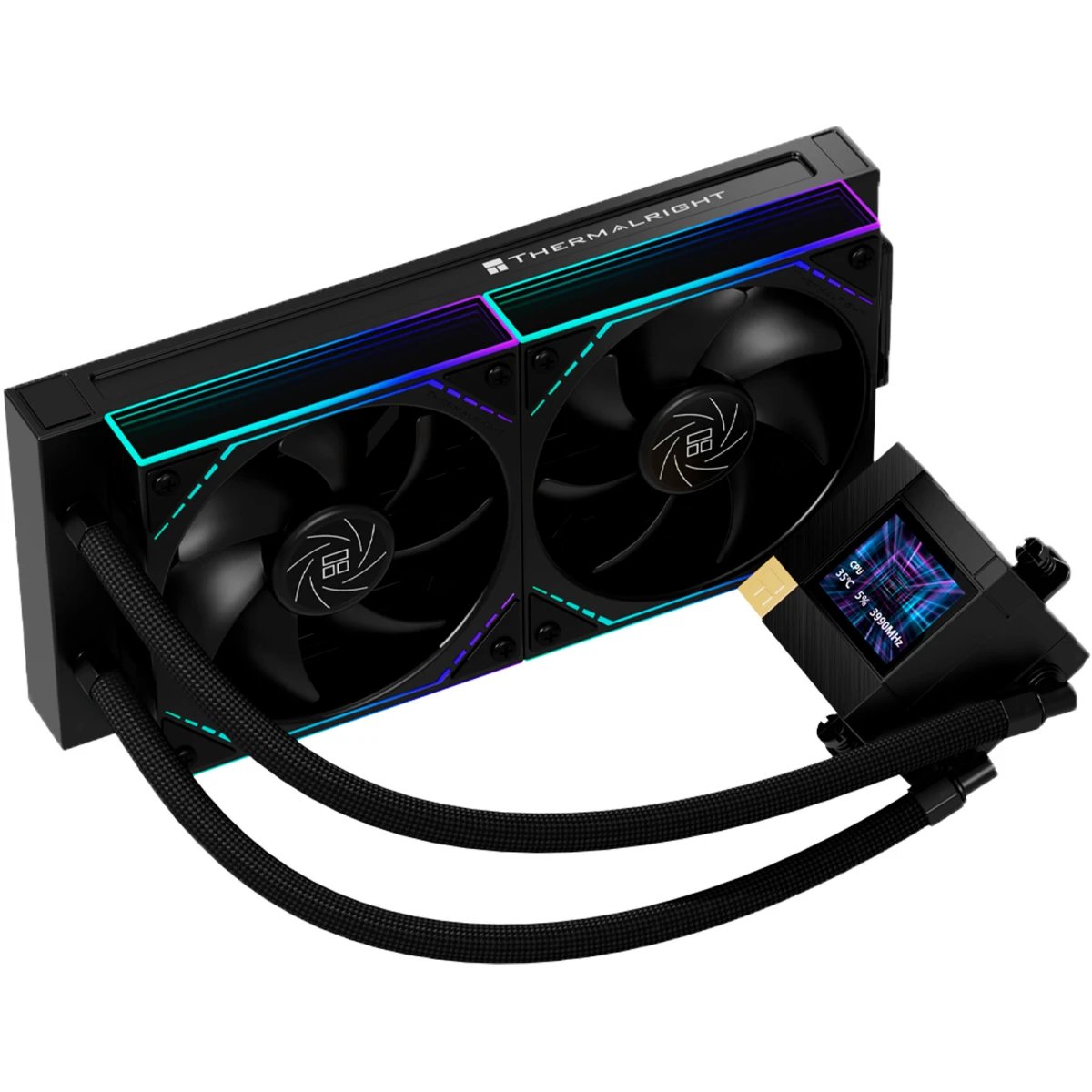 СВО Thermalright Core Matrix 240 Vision ARGB Black (TRCM240VAB) / 2x120mm ARGB PWM Fans