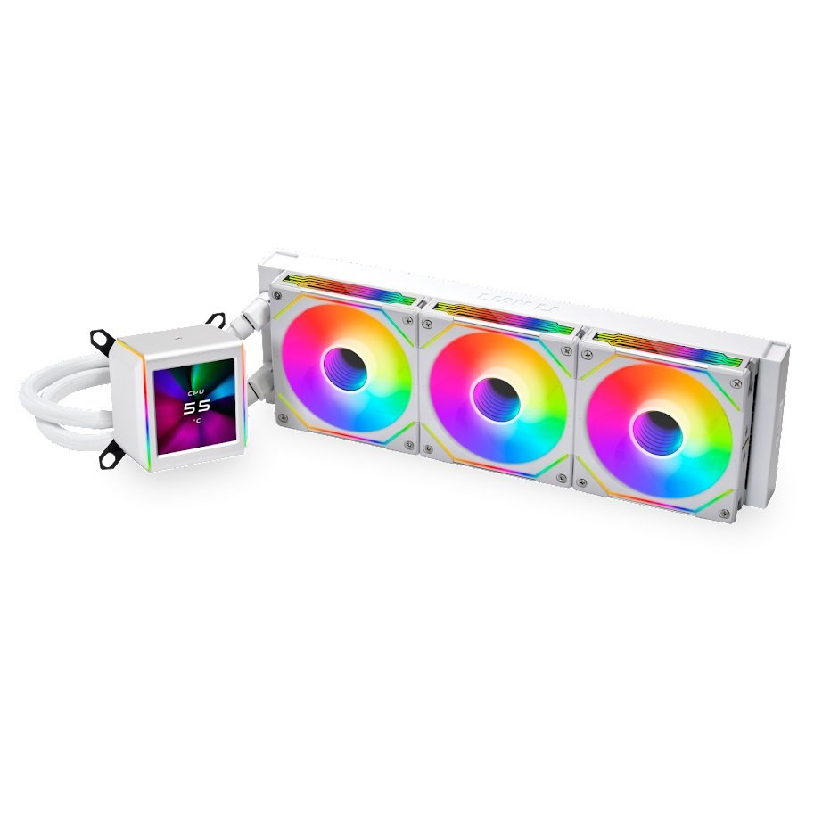СВО Lian Li GA II LCD SL-INF 360 White (GA2ALCD36INW) (G89.GA2ALCD36INW.R0) / 3x120mm ARGB PWM Fans