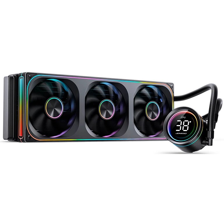 СВО JONSBO TH-360 Black LGA 1700/1200/115X/AM5/AM4 (TDP 300W, ARGB Fan and Pump, PWM, Triple Fan 120mm) Ret
