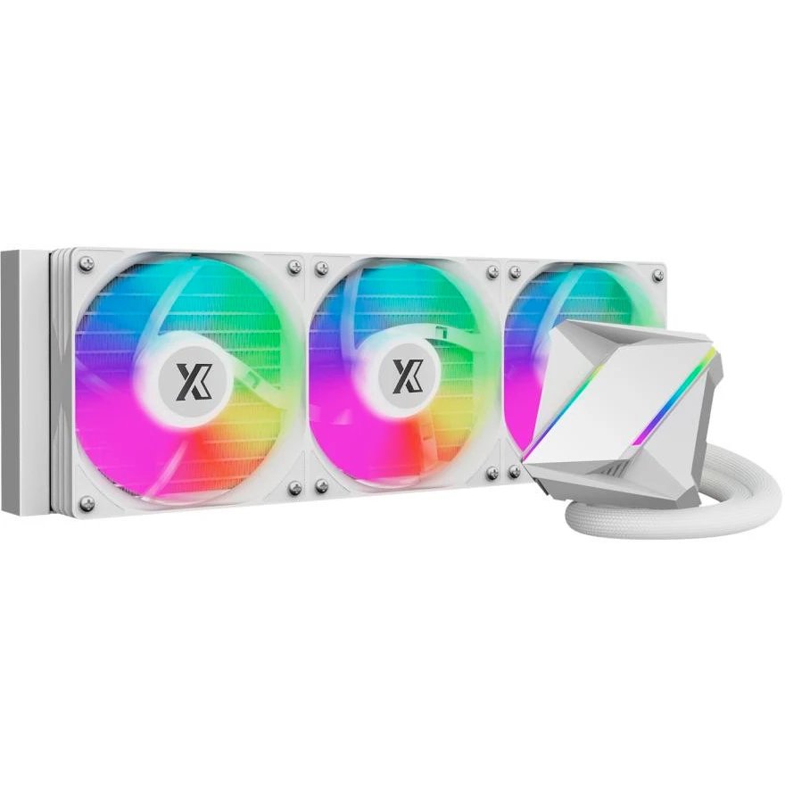 СВО XASTRA LM360 ARGB WH (LM360-WHAFXX-GL) LGA1700/1200/115X/AM5/AM4 (3x120 ARFB fan, TDP 285W, white ) Ret