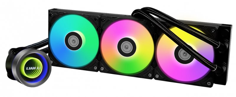 СВО Lian Li GA II Trinity 360 Black (GA2T36B) / (G89.GA2T36B.R0) 3x120mm ARGB PWM Fans