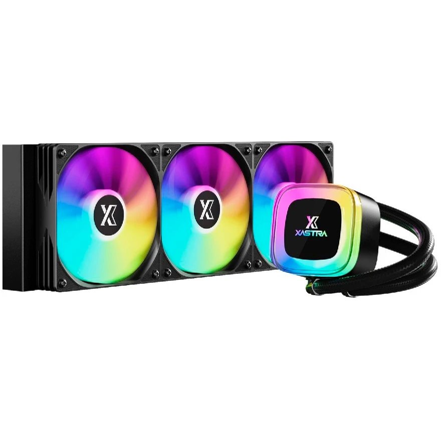 СВО XASTRA LP360 ARGB BK Intel LGA1851/1700/1200/115X/AM5/AM4 (3x120, ARFB fan and Pump, TDP 285W, black) RET
