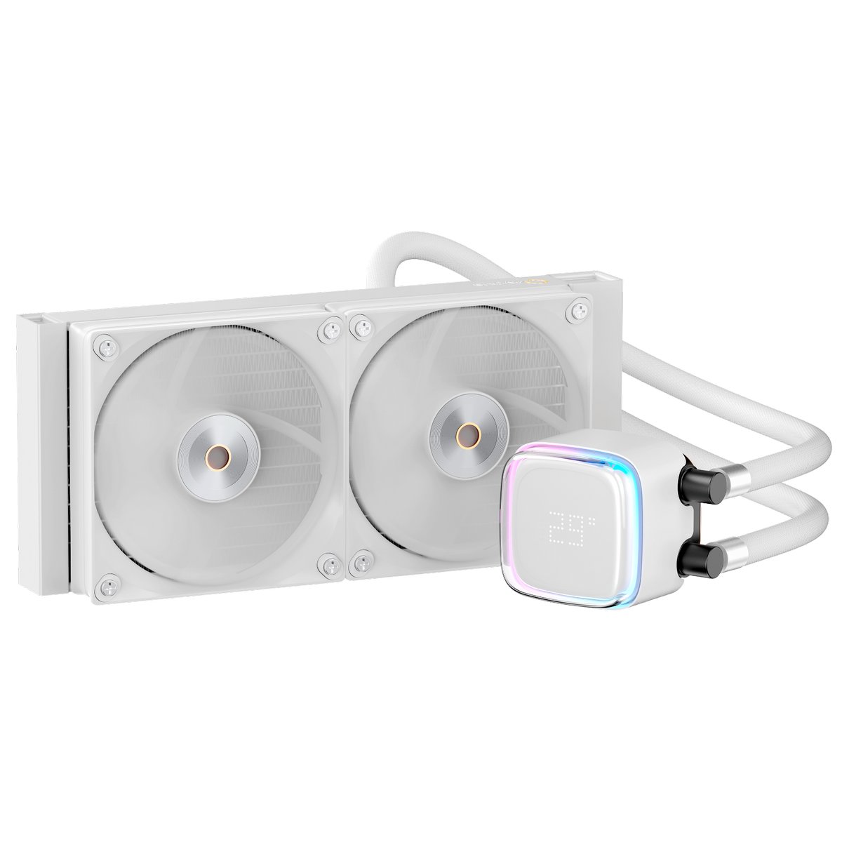 СВО Ocypus Iota L24 WH ARGB White (Iota-L24-WH2ANWNN00X-GL) 280W/ All Intel/ AMD AM*/ Digital display / Screws