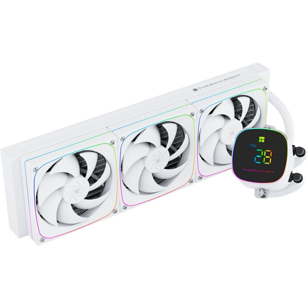 СВО Thermalright Frozen Horizon 360 Digital ARGB White (TRFH360DAW) / 3x120mm ARGB PWM Fans