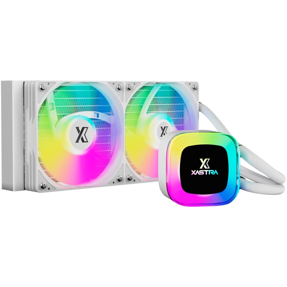 СВО XASTRA LP240 ARGB WH LGA1851/1700/1200/115X/AM5/AM4 (2x120, ARFB fan and PUMP, TDP 265W, white) RET