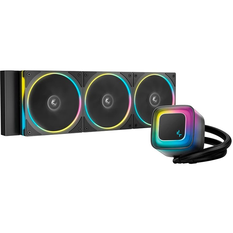 СВО DEEPCOOL LE360 Pro LGA1851/1700/1200/115X/AM5/AM4 (TDP 300W, ARGB Lighting, Anti-Leak edition, PWM, Triple Fan)