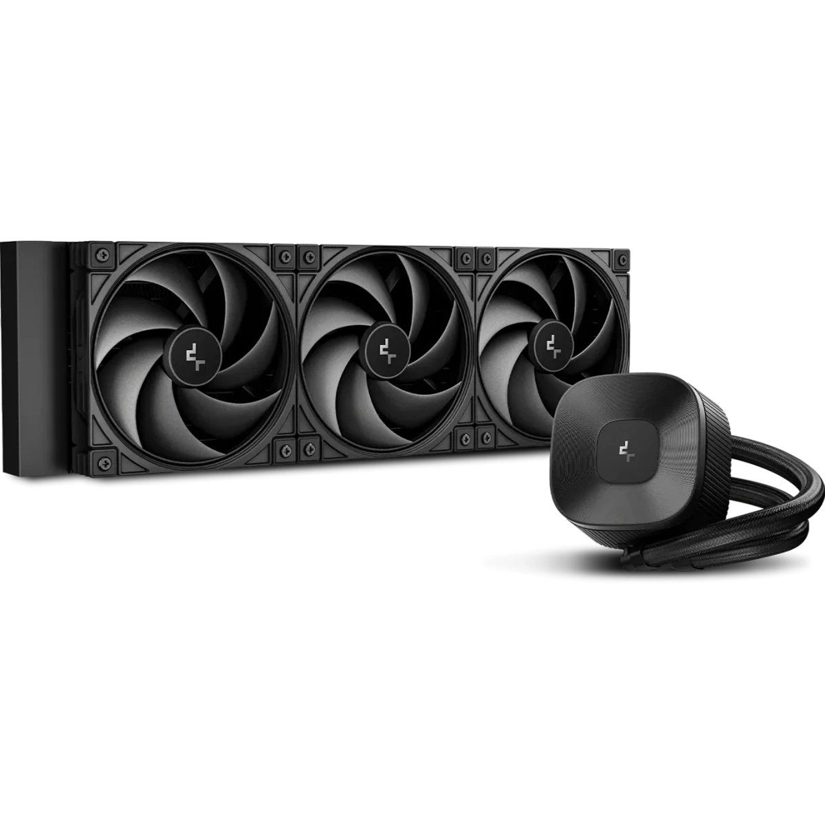 СВО DeepCool LE360 V2 Zero Dark (r-le360zero-bklnmd-g-1), 4-pin, черный, retail