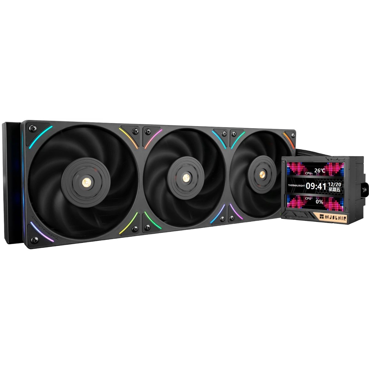 СВО Thermalright Mjolnir Vision 360 UB Pro ARGB Black / 3x120mm ARGB PWM Fans
