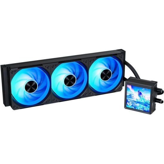 СВО XASTRA Octant LC360 ARGB BK Intel LGA LGA1851/1700/1200/115X/AM5/AM4 (4" LCD IPS screen, 3x120 ARGB FDB fan,TDP 315W, black