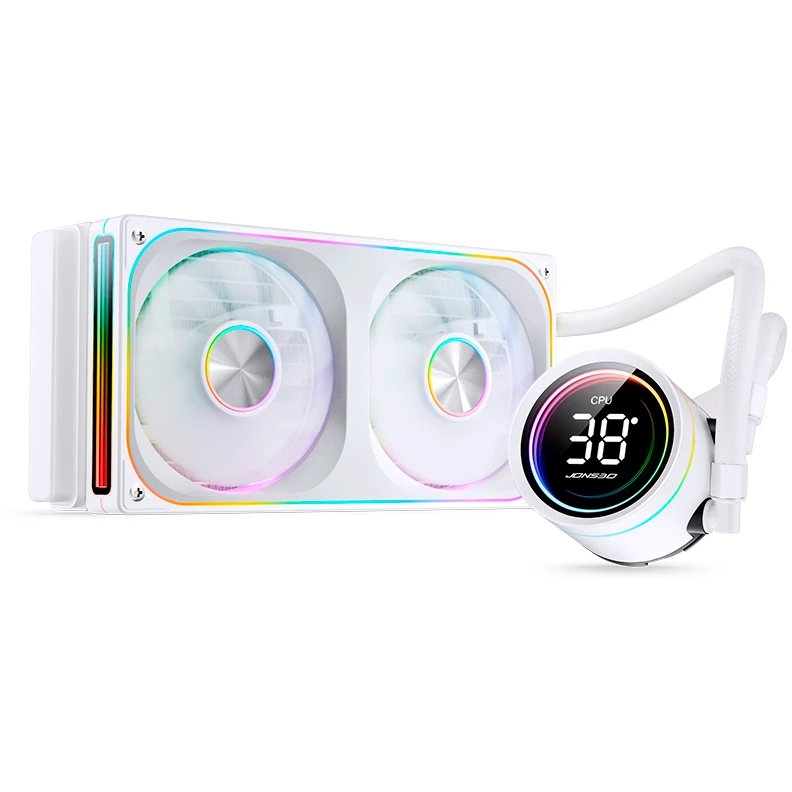 СВО JONSBO TH-240 White LGA 1700/1200/115X/AM5/AM4 (TDP 260W, ARGB Fan and Pump, PWM, Dual Fan 120mm, белый) Ret
