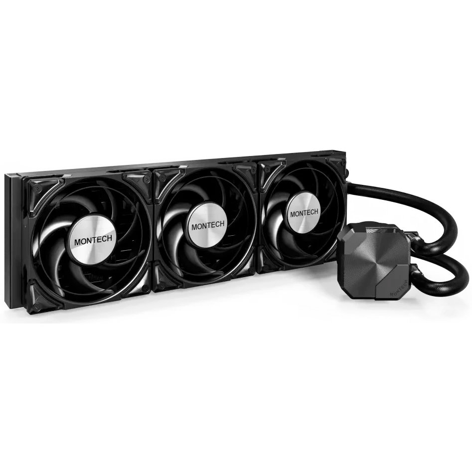 СВО Montech HyperFlow Silent 360 (HS360BK) Soc-AM5/AM4/1200/1700/1851 черный 4-pin 24.8dB Al 360W Ret
