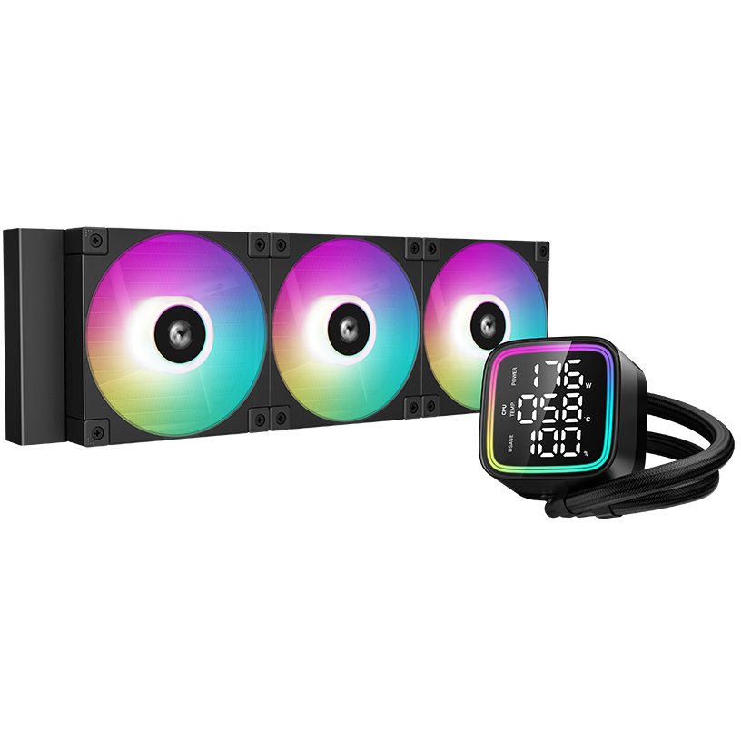 СВО DEEPCOOL LD360 LGA20XX/1700/1200/115X/AM5/AM4 (TDP 300W, ARGB Lighting, Anti-Leak edition, PWM, Triple Fan) RET
