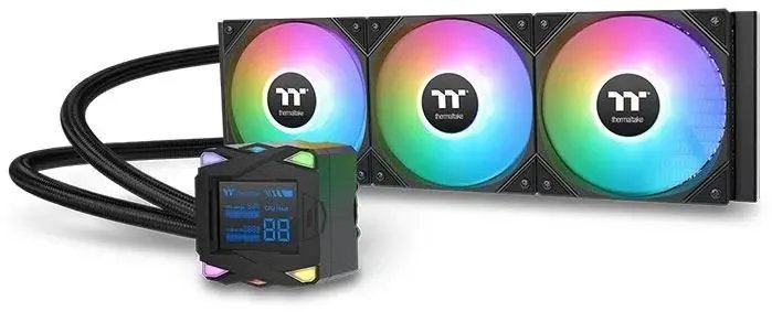 СВО Thermaltake LA360-S (cl-w462-pl12sw-a), LCD, 4-pin, ARGB, 120мм, белый, retail