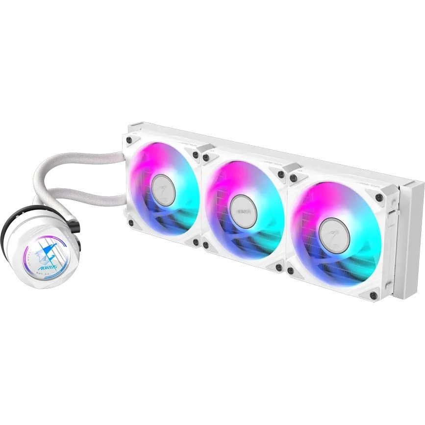 СВО Gigabyte Aorus Waterforce II 360I White (GP-Aorus Waterforce II 360I), (9JAWTX2360I-00-10) 3 x 120mm ARGB Fan, sTR5, RTL