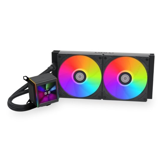 Кулер Lian Li Galahad II LCD 280 Black (G89.GA2ALCD28B.00)