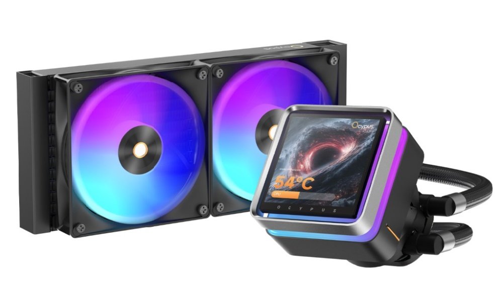 СВО Ocypus Sigma L24 EX BK ARGB Black (Sigma-L24-BK2AAWLN00E-GL) (290W, 240mm, LED, Fans: 2x120mm, 36dBA)
