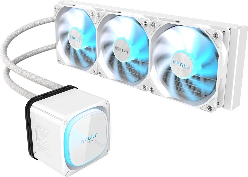 СВО Gigabyte Eagle 360 Ice ARGB (GP-GIGABYTE EAGLE 360I) Soc-AM5/AM4/1200/1700/1851 белый 4-pin 13-37.6dB Al Ret