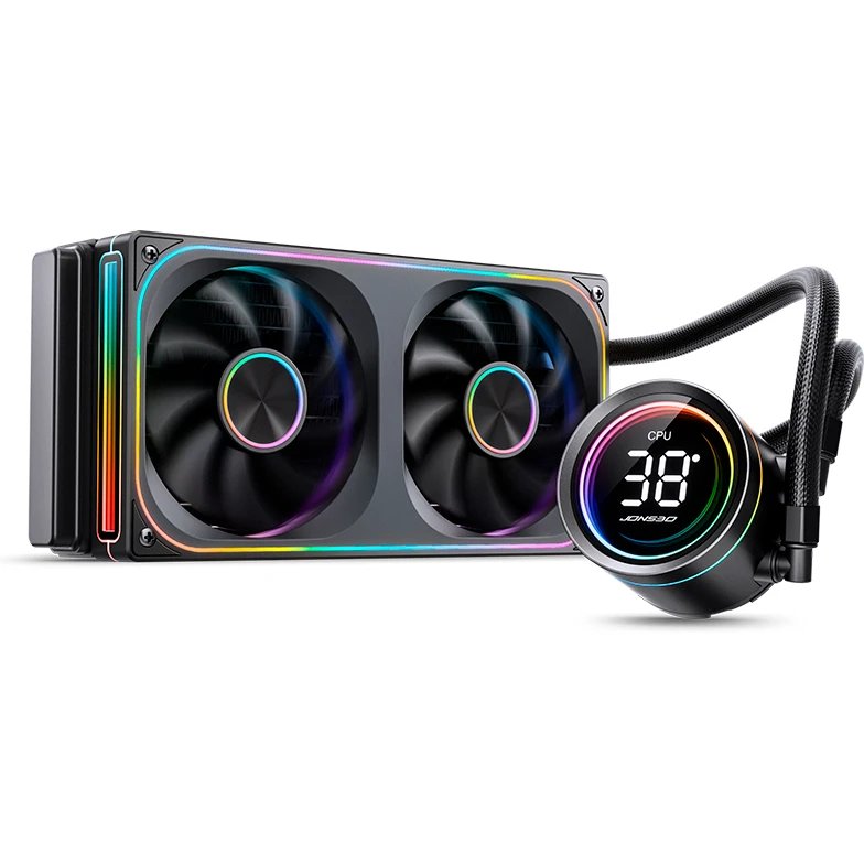 СВО JONSBO TH-240 Black LGA 1700/1200/115X/AM5/AM4 (TDP 260W, ARGB Fan and Pump, PWM, Dual Fan 120mm) Ret