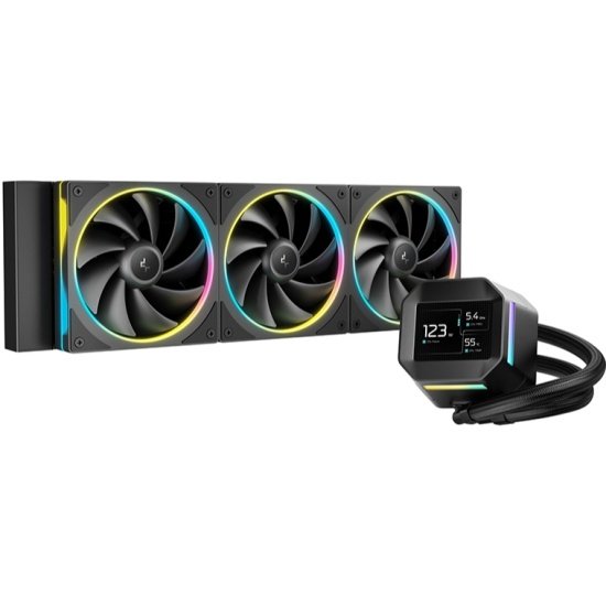 СВО DEEPCOOL LM360 LGA1851/1700/1200/115X/AM5/AM4 (TDP 300W, ARGB Lighting, Anti-Leak edition, PWM, Triple Fan) RET