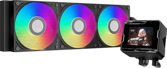 СВО PcCooler GT360M Display ARGB (GT360M-BKAWXX-GL) Soc-AM5/AM4/1200/1700/1851 черный 4-pin 15-33.7dB Al LCD 310W Ret