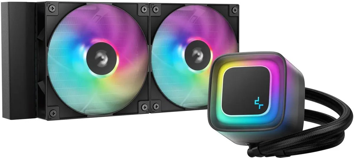 СВО DeepCool LE240 V2 (R-LE240-BKAMMC-G-2), 4-pin, ARGB, черный, Ret