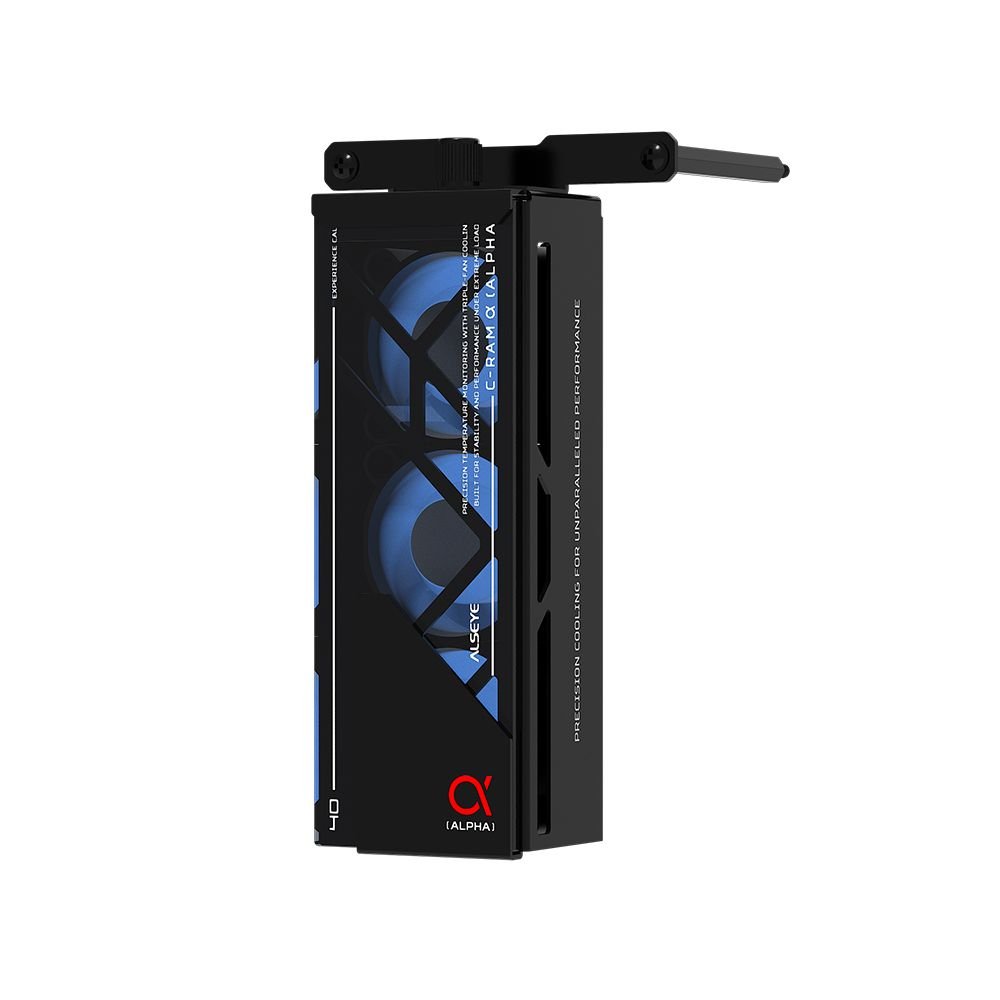 Вентилятор ALSEYE AS.03.08.0001 (C-RAM-Alpha-B) Product Size 145.9 * 82 * 38.3mm Number of fans 3 Size 40 * 40 * 20mm Material 1mm