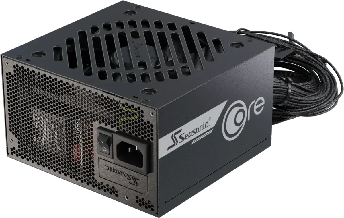 Блок питания Seasonic Core V2 GC-650 (srp-cgc651-a5a32sf), 650Вт, 80 Plus Gold, 120мм, черный, retail