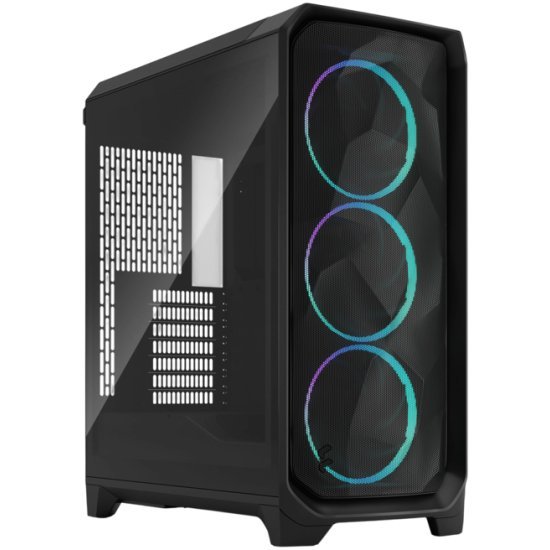 Корпус Fractal Design Meshify 3 RGB TG Light Tint (FD-C-MES3A-06), без БП, Midi-Tower, 3x140mm ARGB, 2xUSB-A 3.2 + 1xUSB Type-C E-ATX